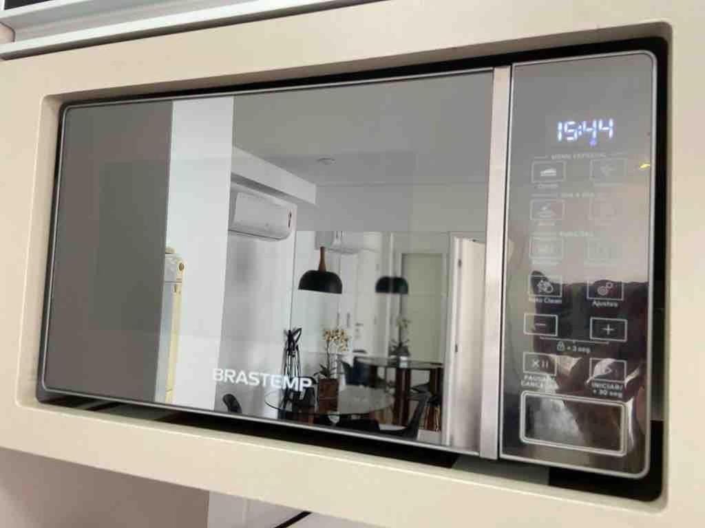 Lazer Completo Com Piscina E Sauna No Gonzaga Santos Kültér fotó