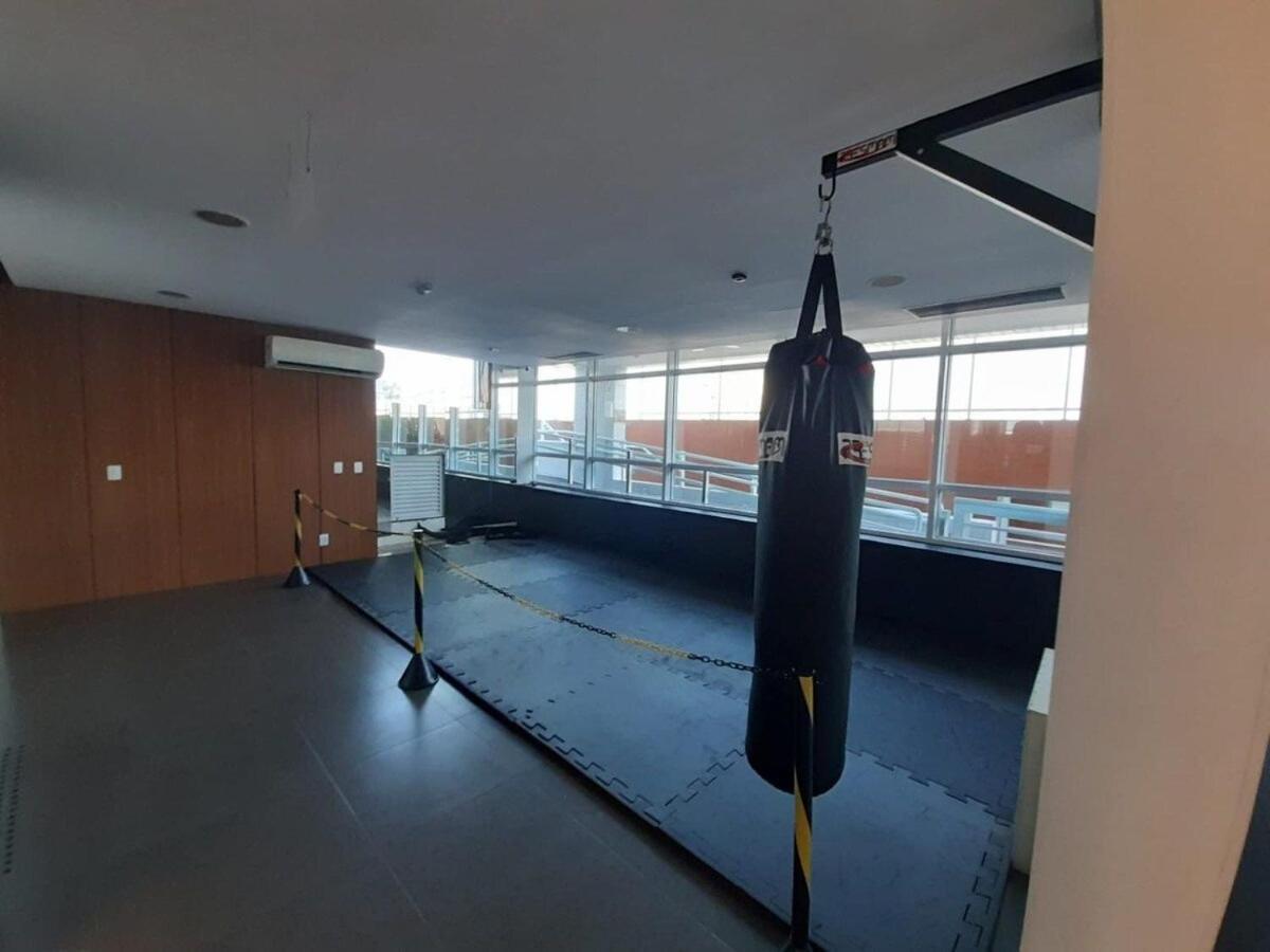 Lazer Completo Com Piscina E Sauna No Gonzaga Santos Kültér fotó