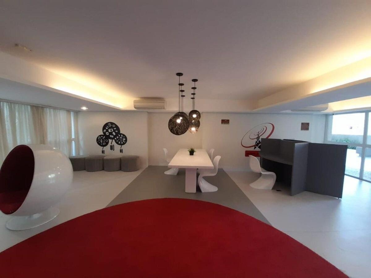 Lazer Completo Com Piscina E Sauna No Gonzaga Santos Kültér fotó